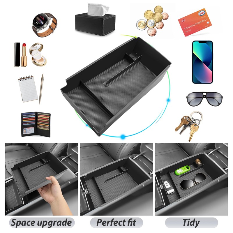 SKTU for 2025 2026 Kia K5 Accessories Center Console Organizer