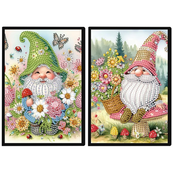 DCIDBEI 5D 2 Pack Diamond Painting Notebook Purpose A5 Blank