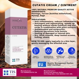 TIS Wound and Healing Ointment - Healing Cream - Heals the Skin, Regenerates Tissue, Special Care for Eczema, Very Dry Skin, Wounds, Burns, Frostbites, Redness, Itching - 20 g