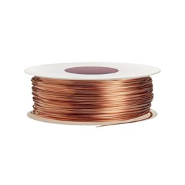Zyiphor Pure Copper Wire, 1 mm x 20 m, T2 Bare Copper Wires, Craft Wire, Jewellery Wire, Copper Coils, Copper Wire for Welding, Experiment, Jewellery, Garden, Plants