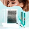 GEMERRY Individual Eyelash Set 80D Cluster Eyelashes 0.07 D Crul