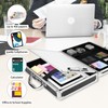 Pechor Clipboard with Storage Combination Lock Briefcase Clipboards Heavy Duty