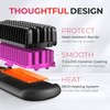 TYMO iONIC Hair Straightener Brush - Enhanced Ionic Straightening Brush