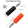 Greluma 2 x crocodile clips, copper crocodile clips with banana