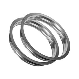 Vent Systems 10" Inch Pack of 2 Air Vent Duct Connector Flange Straight Ventilation Pipe Metal Ducting Connector Plate For Cooling Heating Ventilation System HVAC