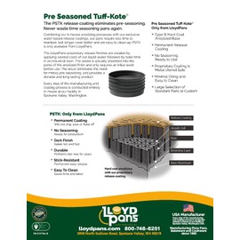 Lloyd Pans Kitchenware Straight Side Pizza Pan 6 by 1 inch - PSTK