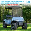 CartClan Golf Cart Foldable Tinted Windshield Suitable for 2018-UP EZGO