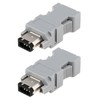 YINETTECH 2x 6-Pin Encoder Plug Connector JZSP-CMP9-1-E SM-6P Compatible with