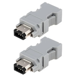 YINETTECH 2x 6-Pin Encoder Plug Connector JZSP-CMP9-1-E SM-6P Compatible with Panasonic Compatible with Yaskawa
