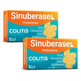 Sinuberase 4B probiótico para colitis – 40 ampolletas de 5 ml