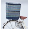 川住製作所(Kawasumi Seisakusyo) 自転車 2段式後カゴカバー モダンアートシリーズ K-NB6 ネイティブブルー