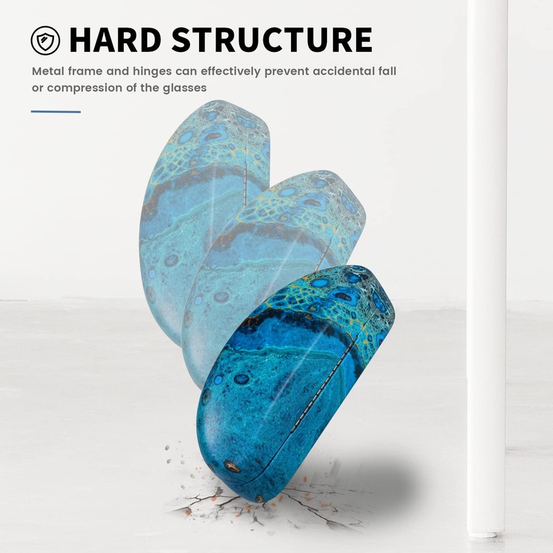 molshine Hard Shell Sunglasses Case, Large Glasses Case for Men