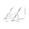 SYXLS Laptop Stand, Portable Foldable Notebook Stand, Height-Adjustable Laptop Stand,