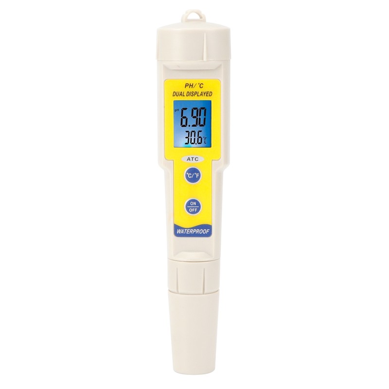 PH Meter Autocorrection Water Quality Tester Portable Waterproof Aquarium Detection