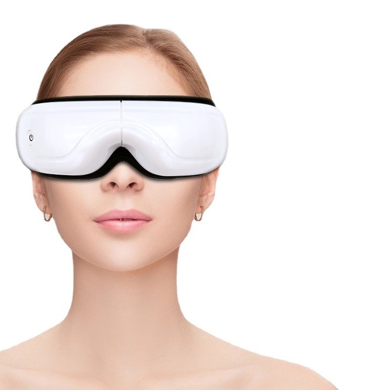 Eye Massager Double Gasbags Hot Compress 15 Mins Timing Vibration
