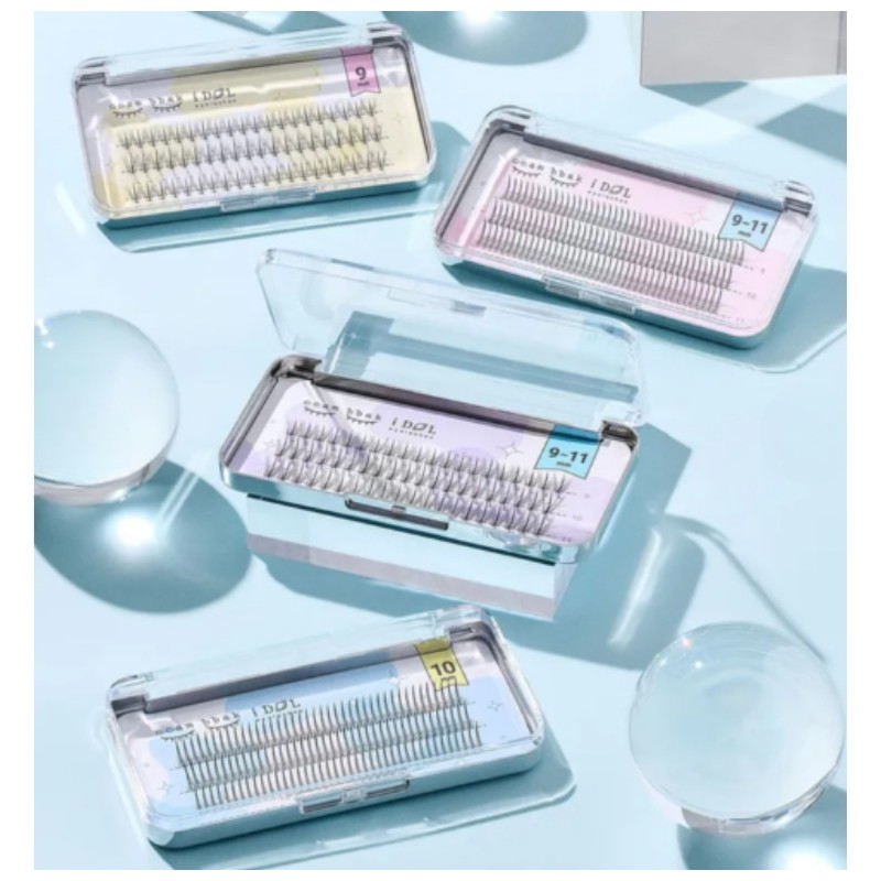 CCAM BBAK I-dol A/W/Under Type Eyelash 9-11mm Set, Type:Under V