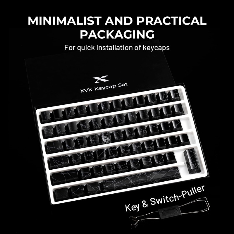 HITIME x XVX Spider Web Keycaps 60 75 100 Percent