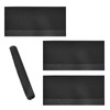4Pcs Bike Chain Protector Cycling Bicycle Frame Chain Sticker Black
