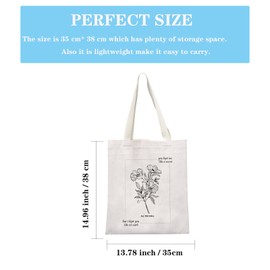 JTOUK Song Lyrics Gift Music Lover Merchandise Music Album Gift Song Inspired Tote Bag Singer Album Gift Bag for Singer Fans (You Kept Me Tote EU)