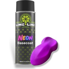 LiME LiNE Automotive Neon Purple Basecoat Spray Paint - 14 Oz