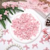 Waydress 120 Pcs Tiny Mini Christmas Velvet Bows for Crafts
