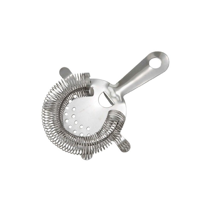 Winco Stainless Steel 4-Prong Bar Strainer
