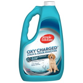 Simple Solution Oxy Charged Pet Stain and Odor Remover, Eliminates Pet Stains and Odors with 3X Cleaning Power, 1 Gallon