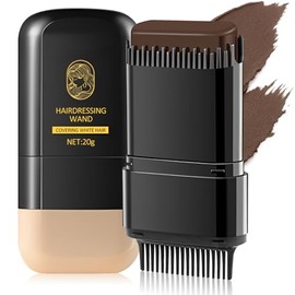 Peine de Tinte para Cabello ， Peine Tinte Pelo，Retocador de Canas para Mujer,Hair Dye Stick, Waterproof & Sweat-Proof, cubre canas, uso rápido, unisex