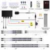 6Pcs Motorcycle Led Underglow Kit with DITRIO APP & 2