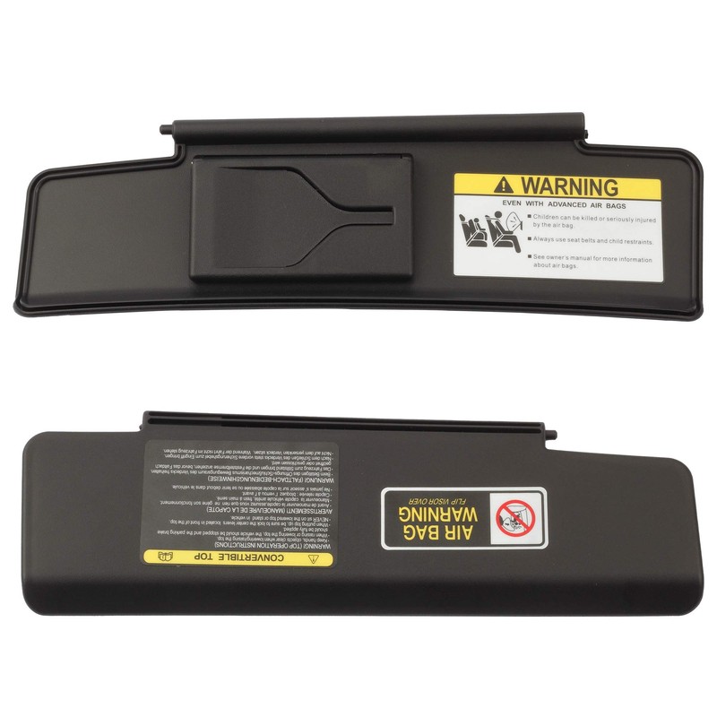 Dasbecan Front Left Driver Side Sun Visor Built-in Mirror Compatible