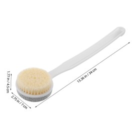 Ipetboom Foot Exfoliation Tool Pumice Stone Long Handle Callus Remover Foot Scrubber