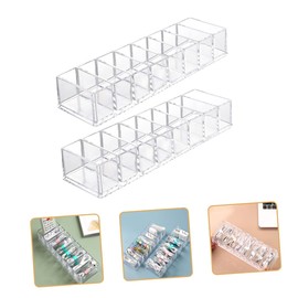 TEHAUX 2Pcs Cable Organizer Box Set Multi-Function Cord Management for Household Use Neat Storage Solution for Charging Cables and Accessories