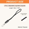 PATIKIL 18cm Wrist Lanyard with Hook, 2 Pcs Adjustable Long