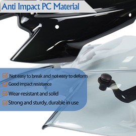 Midimttop for Ka-wa-sa-ki Z900 Z-900 2020 2021 2022 2023 2024 Windscreen Windshield Fairing Wind Visors Z-900 Wind Screen Deflector Z 900 20 21 22 23 24 Accessories (Smoke)