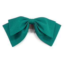 Kimono Cafe Hakama Ribbon Hair Ornament, For Hakama, Hakama, Haikara Ribbon, 2-Shaku Sleeve, Graduation Ceremony (turquoise)