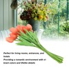 10pcs Artificial Tulip Flowers High Simulation Flowers Decor for Living