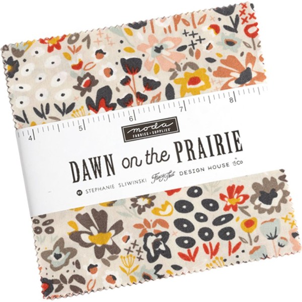 Dawn On The Prairie Charm Pack by Fancy That Design House; 42-5" Precut Fabric Quilt Squares
