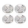 4pcs Coffee Filter Stainless Steel Reusable Filter Rust Resistant Effective