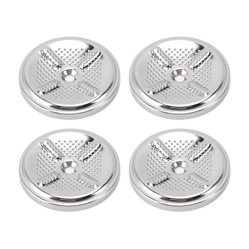 4pcs Coffee Filter Stainless Steel Reusable Filter Rust Resistant Effective