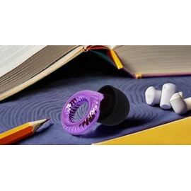 Earplugs Noise Reduction 28dB, For Sleep, Focus, Concerts, Calm Travel and Hearing protection. Compact And Reusable, Ideal For Sensitive Ears, Studying, Easy to Insert, Stay Secure, Easy To Clean. Comes With Ear Tips (XS/S/M/L)