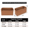 LOUKAYCCI Felt Purse Organizer insert for birkin 25 bag organizer