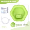 Inflatable Shampoo Basin for Bedridden, Elderly & Disabled - Petal-Shape