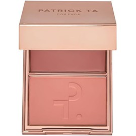 PATRICK TA Principales Titulares de Belleza - Rubor En Polvo y Crème de Doble Toma - No Demasiado (Soft Rosey Taupe)