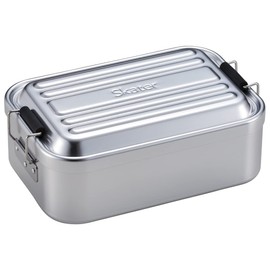 Skater AFD10-A Bento Box, Deep, 33.8 fl oz (1,000 ml), Large Capacity, Fluffy, Aluminum, Men's, Silver