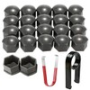 Kiligen 22pcs Auto Short Nuts Lightweight Wheel Nuts Wheel Dress