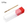 sourcing map 5pcs 200-230 Grits Diamond Grinding Bit 2.5mm Oval