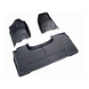 82215321AB - 2019 Ram 1500 All-Weather Slush Mats - Black - Crew Cab