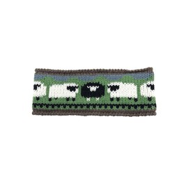 Aran Knitted Sheep Headband, Winter Headband for Women (Mushroom, One Size)