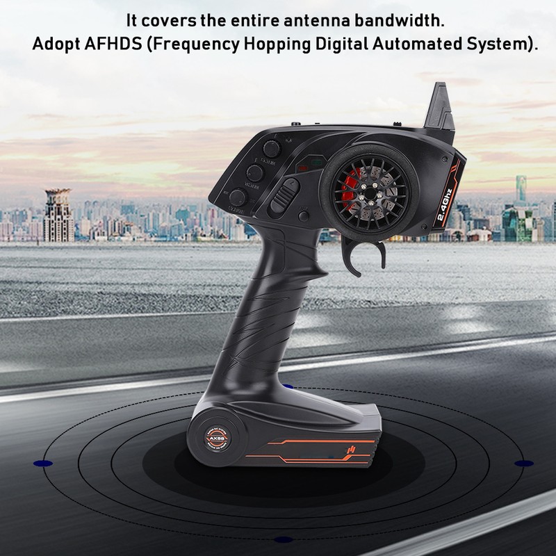 AX5S 2.4G 3CH AFHS Wireless Remote Control Transmitter for RC