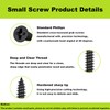 M3 Small Screw Kit, Short Wood Screws Assortment Kit, 600pcs
